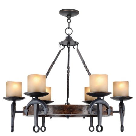 Livex Lighting Cape May 6 Light 1 Tier Chandelier Olde Bronze