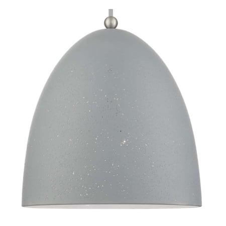 Livex Lighting Arlington 3 Light 19" Wide Pendant Nordic Gray with Brushed Nickel Accents