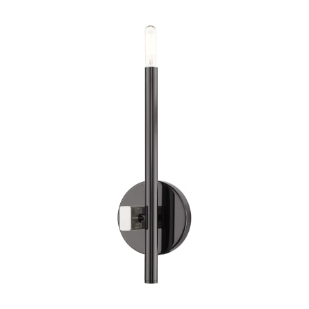 Livex Lighting Denmark 14" Tall Wall Sconce Black Chrome