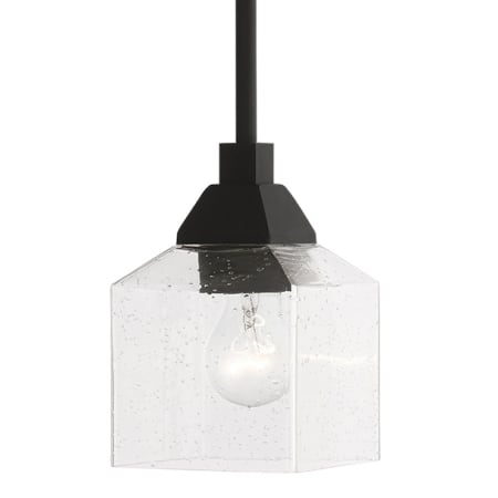 Livex Lighting Aragon 5" Wide Mini Pendant Black