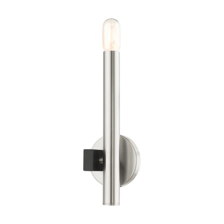 Livex Lighting Helsinki 14" Tall Wall Sconce Brushed Nickel