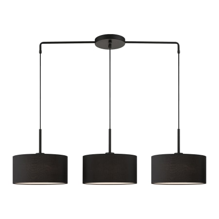 Livex Lighting Bainbridge 3 Light 49" Wide Linear Pendant Black