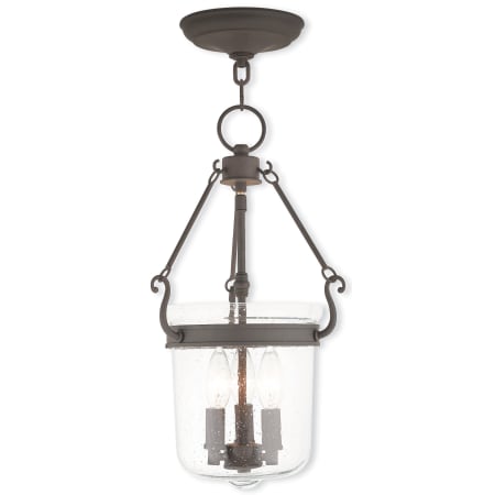 Livex Lighting Winchester 3 Light Foyer Pendant Bronze