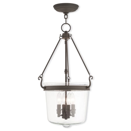 Livex Lighting Winchester 4 Light Foyer Pendant Bronze