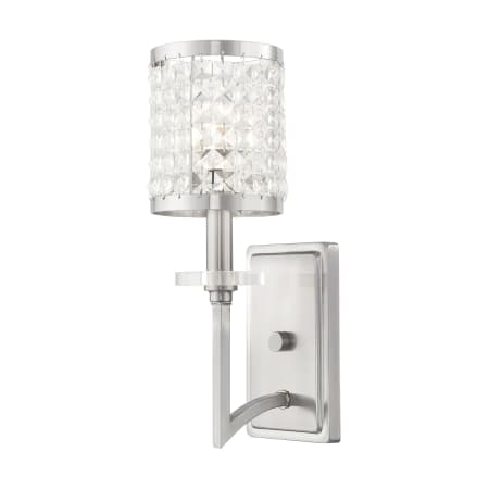 Livex Lighting Grammercy 1 Light Wall Sconce Brushed Nickel
