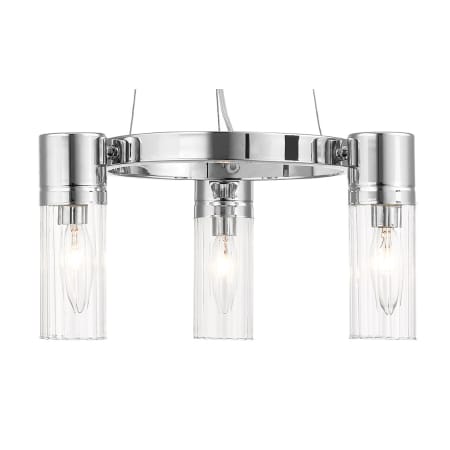 Livex Lighting Midtown 3 Light 1 Tier Mini Chandelier Chrome
