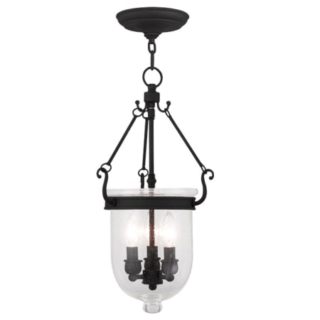 Livex Lighting Jefferson 3 Light Mini Pendant Black