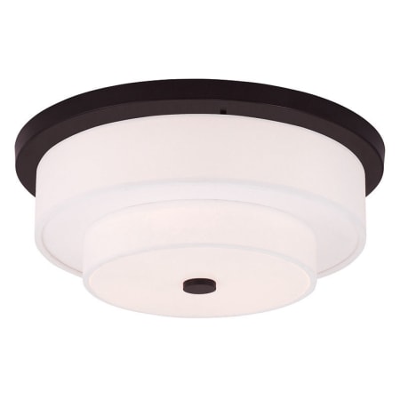 Livex Lighting Meridian 4 Light Flush Mount Ceiling Fixture Bronze