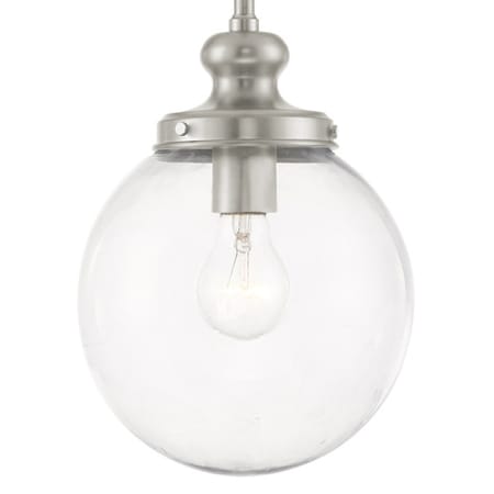 Livex Lighting Sheffield 1 Light Foyer Pendant Brushed Nickel