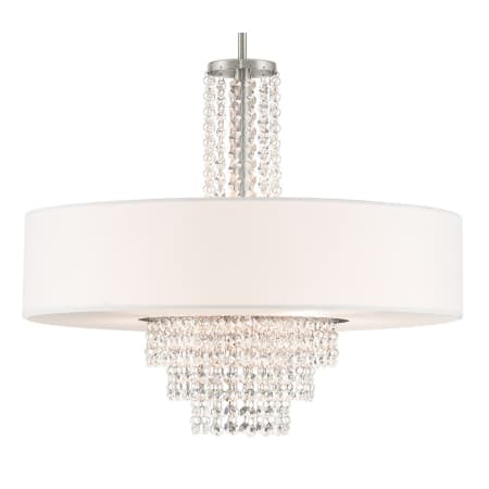 Livex Lighting Carlisle 5 Light 1 Tier Chandelier Brushed Nickel