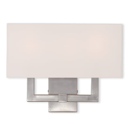 Livex Lighting Hollborn 3 Light ADA Ambient Sconce Brushed Nickel