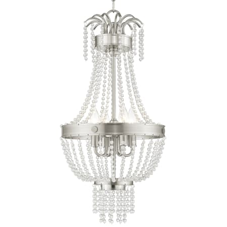 Livex Lighting Valentina 4 Light Foyer Pendant Brushed Nickel