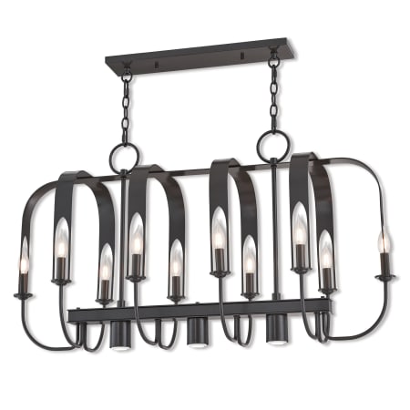 Livex Lighting Addison 10 Light 42" Wide Chandelier English Bronze