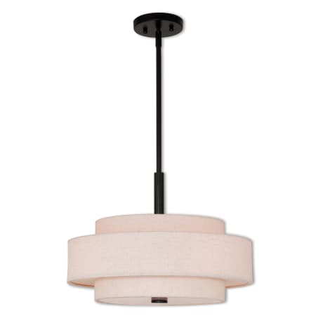 Livex Lighting Meridian 4 Light 18" Wide Pendant English Bronze