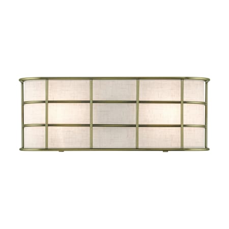 Livex Lighting Blanchard 2 Light 5" Tall Wall Sconce Antique Brass