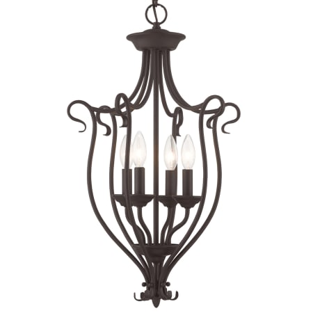 Livex Lighting Coronado 4 Light Pendant Bronze