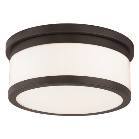 Livex Lighting Stafford 3 Light Flush Mount Ceiling Fixture Bronze