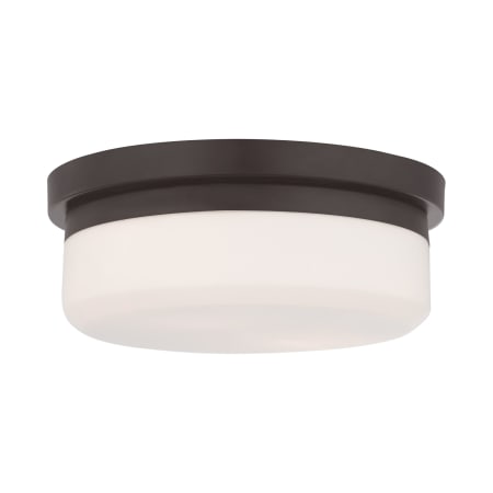Livex Lighting 11 Inch Wide Flush Mount Ceiling Fixture / Wall Sconce with 2 Lights Bronze