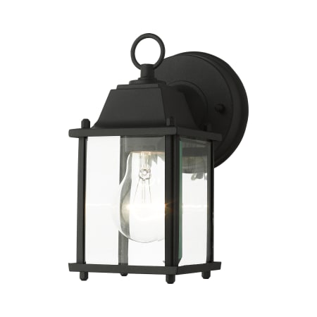Livex Lighting Hamilton 9" Tall Outdoor Wall Sconce Textured Black