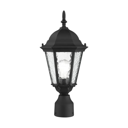 Livex Lighting Hamilton 1 Light Outdoor Post Light Textured Black