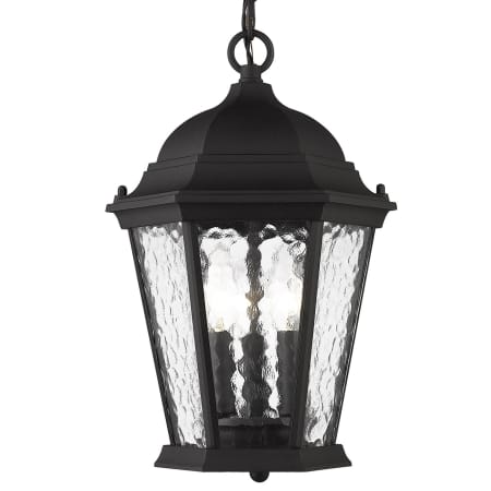 Livex Lighting Hamilton 3 Light Outdoor Pendant Textured Black
