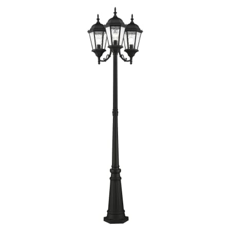 Livex Lighting Hamilton 3 Light Outdoor Post Light Textured Black