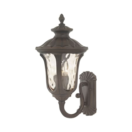 Livex Lighting Oxford 3 Light Outdoor Wall Sconce Imperial Bronze