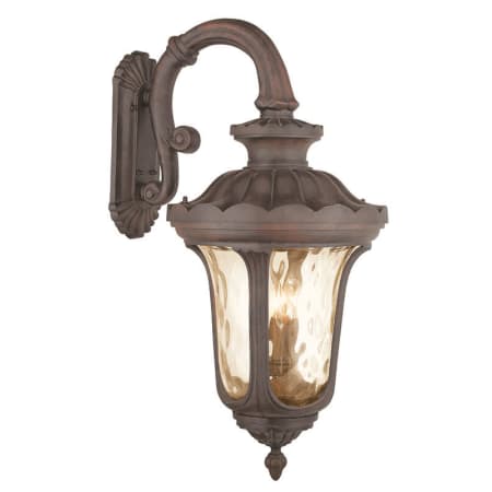 Livex Lighting Oxford 4 Light Outdoor Lantern Wall Sconce Imperial Bronze