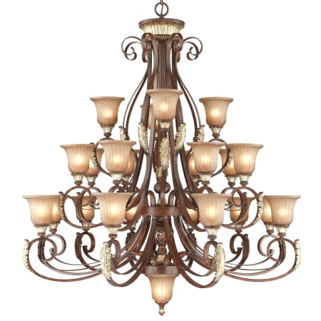 Livex Lighting Villa Verona 22 Light 3 Tier Chandelier Verona Bronze