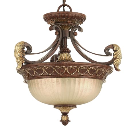 Livex Lighting Villa Verona Convertible 2 Light Semi-Flush / Flush Mount Ceiling Fixture Verona Bronze