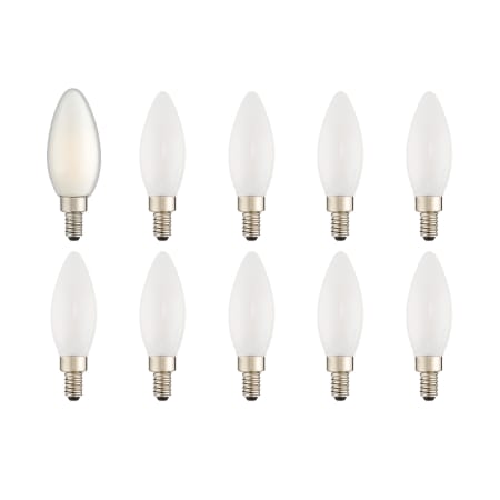 Livex Lighting Pack of (60) 4 Watt Vintage Edison Dimmable B10 Candelabra (E12) LED Bulbs - 223 Lumens, 3000K, and 90CRI Soft White
