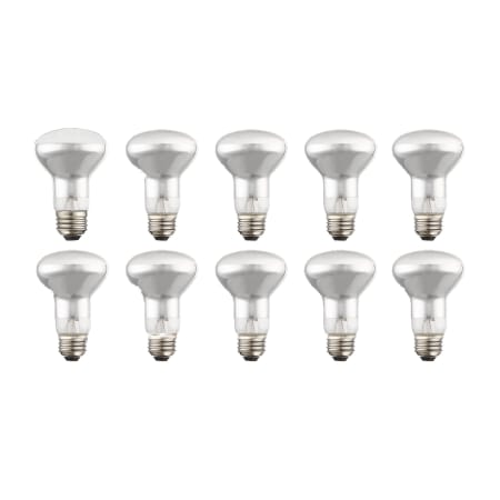 Livex Lighting Pack of (10) 7.7 Watt Vintage Edison Dimmable R20 Medium (E26) LED Bulbs - 500 Lumens, 3000K, and 90CRI Clear