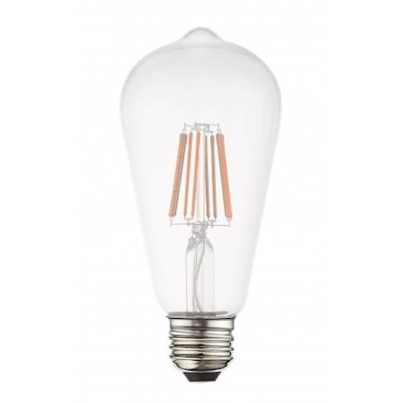 Livex Lighting Filament LED Bulbs Pack of (10) 7.7 Watt Dimmable ST19 Medium (E26) Bulbs- 800 Lumens, 3000K, and 90CRI N/A