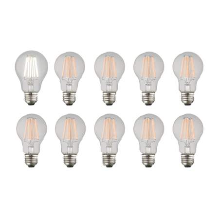 Livex Lighting Pack of (60) 8.5 Watt Vintage Edison Dimmable A19 Medium (E26) LED Bulbs - 1,000 Lumens, 3000K, and 80CRI Clear