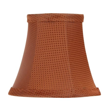 Black/Copper Patterned Silk Bell Clip Shade