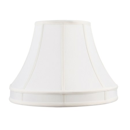 White Shantung Silk Shade