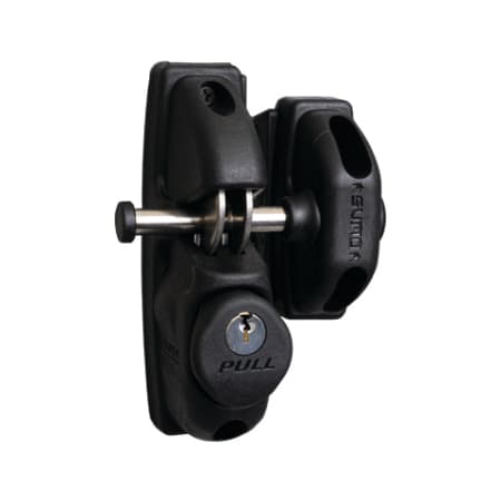 Lockey Single Sided Gravity Gate Latch- 20 PACK Black