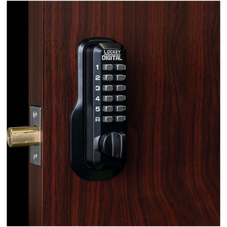 Lockey M Series Keyless Entry Double Combination Mechanical Deadbolt Jet Black