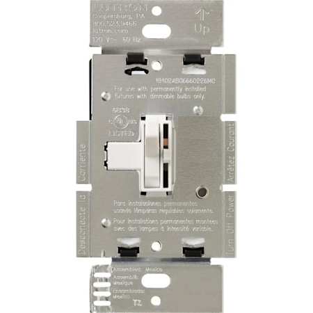 Lutron Ariadni Magnetic Low-Voltage Dimmer Switch, 450W/600VA, Single Pole/3-Way, 120V White