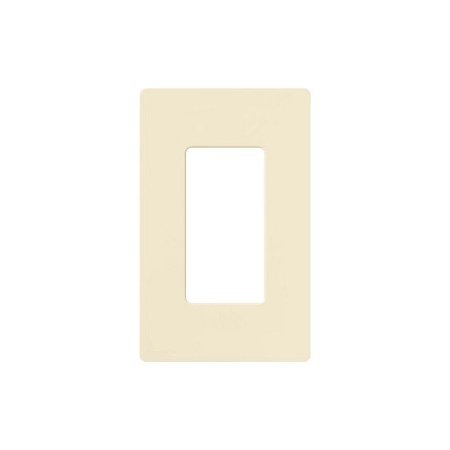 Lutron Claro Single Gang Designer Wall Plate Almond