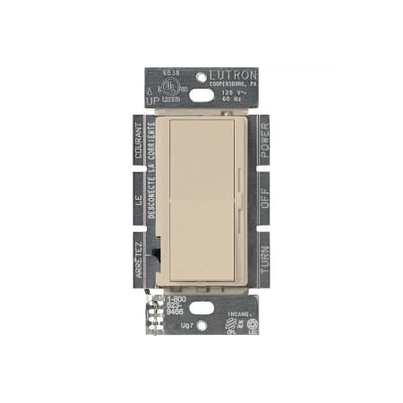 Lutron Diva 250 Watt 120 Volt Single Pole / 3-Way LED and CFL Dimmer Taupe