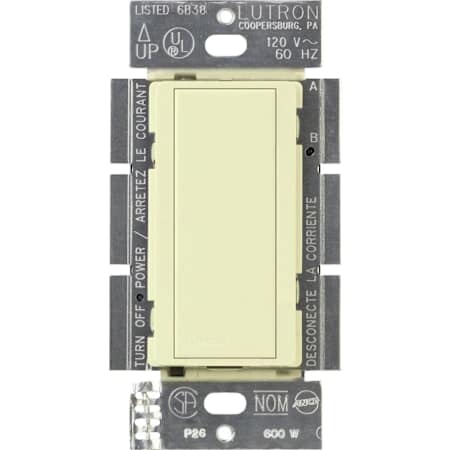 Lutron Maestro Companion Dimmer Switch for Maestro Dimmers/Timers/Sensors Almond