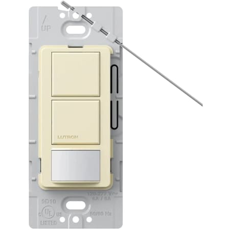 Lutron Maestro 6 Amp 120 Volt Single Pole Dual Circuit Motion Sensing Switch Almond