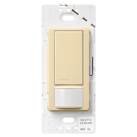 Lutron Maestro 6 Amp 120 Volt Single Pole Multi-Location Motion Sensing Switch Ivory