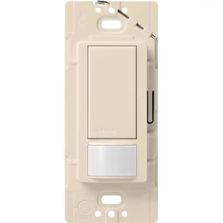 Lutron Maestro 2 Amp Single Pole Vacancy Only Motion Sensor Switch Almond