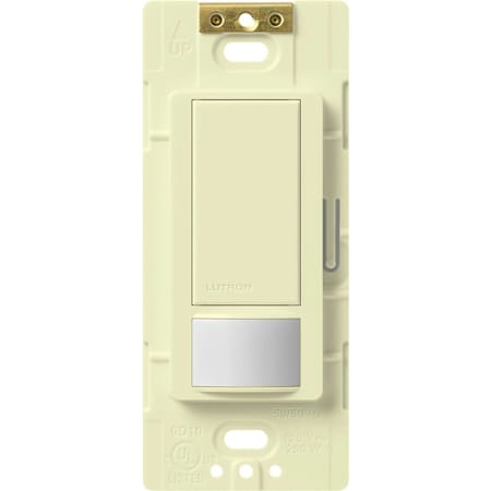 Lutron Maestro 5 Amp Light 3 Amp Fan Single Pole/Multi-Location Vacancy Only Motion Sensor Switch Almond