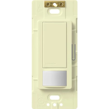 Lutron Maestro 6 Amp Light 3 Amp Fan 120-277 Volt Single Pole/Multi-Location Vacancy Only Motion Sensor Switch Almond