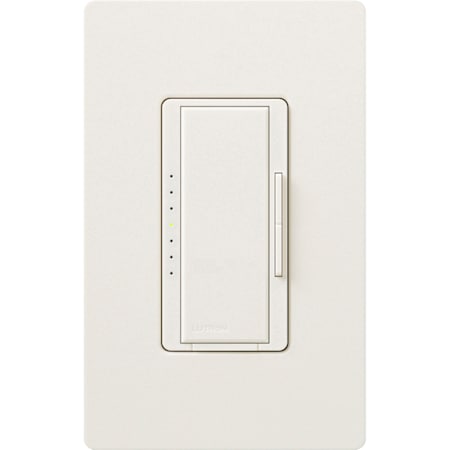 Lutron Maestro MLV Dimmer Switch, 800W (1000VA), Single-Pole/Multi-Location, No Neutral Required, 120V Biscuit