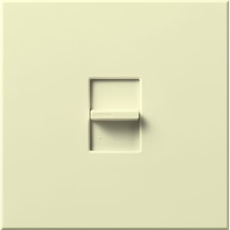 Lutron Nova T Dimmer, 1500W Incandescent/Halogen Only, Single-Pole, 120V, Small Control, Wall Plate Included Almond