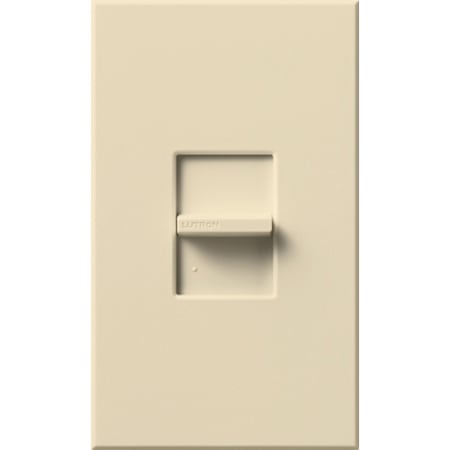 Lutron Nova T Momentary Contact Switch, 24V, Single-Pole/Multi-Location, Wall Plate Included Beige